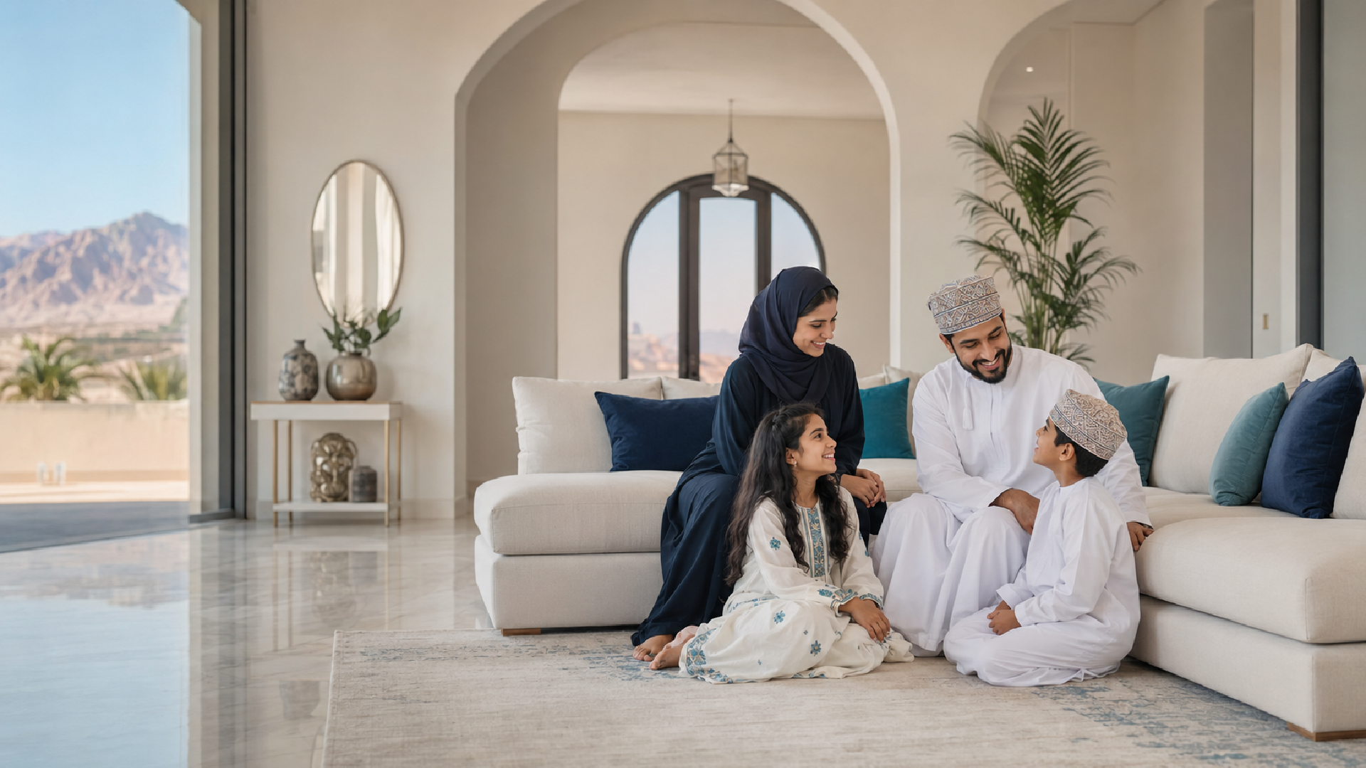 Calm Muscat home interior
